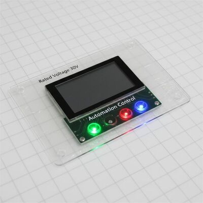 Rated Voltage 30V Flexible Membrane Switch Offering Integral Indicator LCD Display and Acrylic Back Adhesive Used in Automation Systems