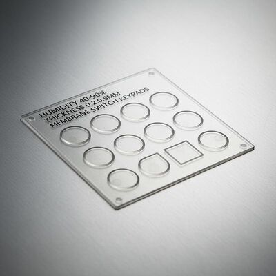 Humidity 40 to 90 percent Keypad Membrane Matrix offering Thickness 0.2 to 0.5 millimeter designed for membrane switch keypads