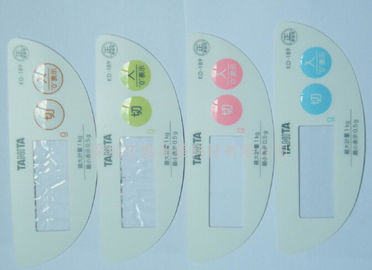 Thin Film PET PC Flexible Membrane Switch Waterproof IP68 With SGS , Rohs