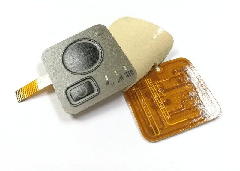 PET Tactile Membrane Switch Keyboards With FPC Circuit And 3M Adhesive