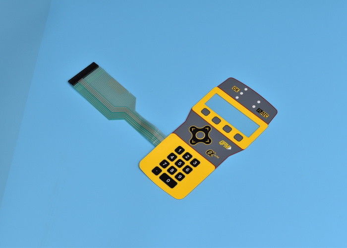 Flexible Membrane Switch Keyboard Customized Size For Control Panel