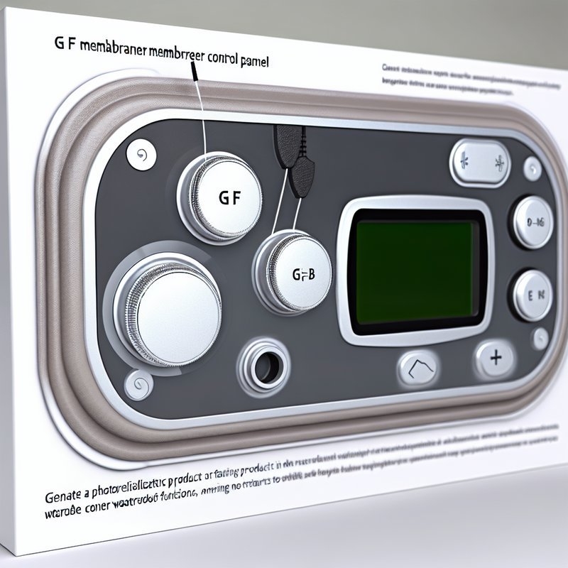 Waterproof G+F Membrane Control Panel for Industrial Electric Products