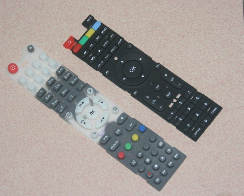 Concave-Convex Tactile Membrane Switch Keyboard High Sensivity Rubber Key