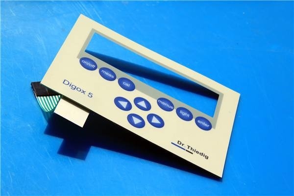 Custom PET Push Button Membrane Switch Panel SGS Certified